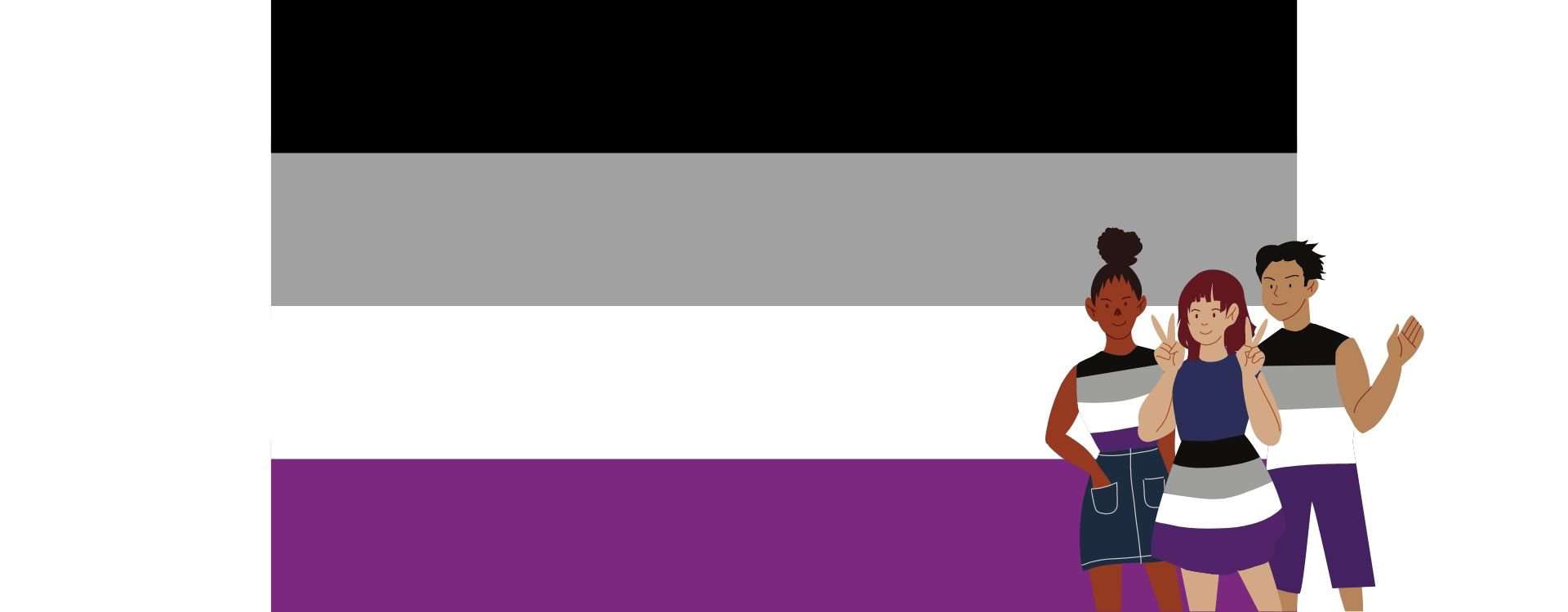 asexual - LGBT flag