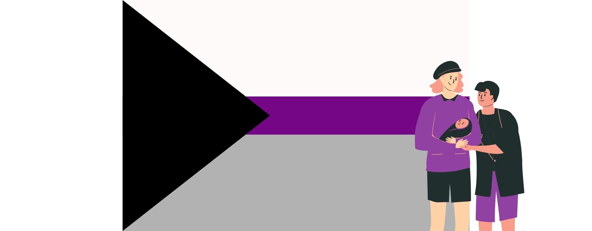 Demisexual - LGBT flag