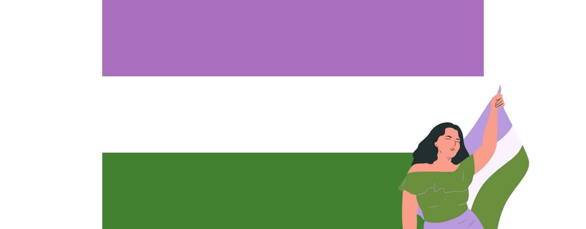 Genderqueer - what is rainbow flag